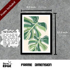MONSTERA WHIMSY - Framed Abstract Poster