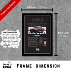 NISSAN NAVARA 2005 V1 - Framed Car Poster