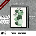 SIMPLE FLORA - Framed Abstract Poster