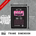 DODGE CHALLENGER SRT - Framed Car Poster