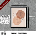 BINARY BOND - Framed Abstract Poster