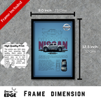 NISSAN NAVARA 2005 - Framed Car Poster