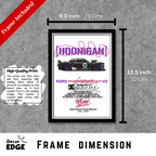 FORD MUSTANG HOONICORN V2 - Framed Car Poster