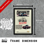 CHEVROLET XTREME 2002 - Framed Car Poster