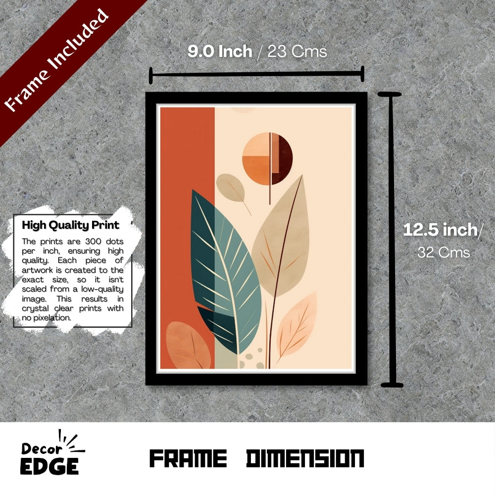 ABSTRACT OASIS - Framed Abstract Poster