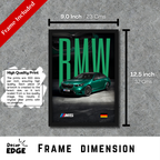 BMW M5 - Framed Car Poster