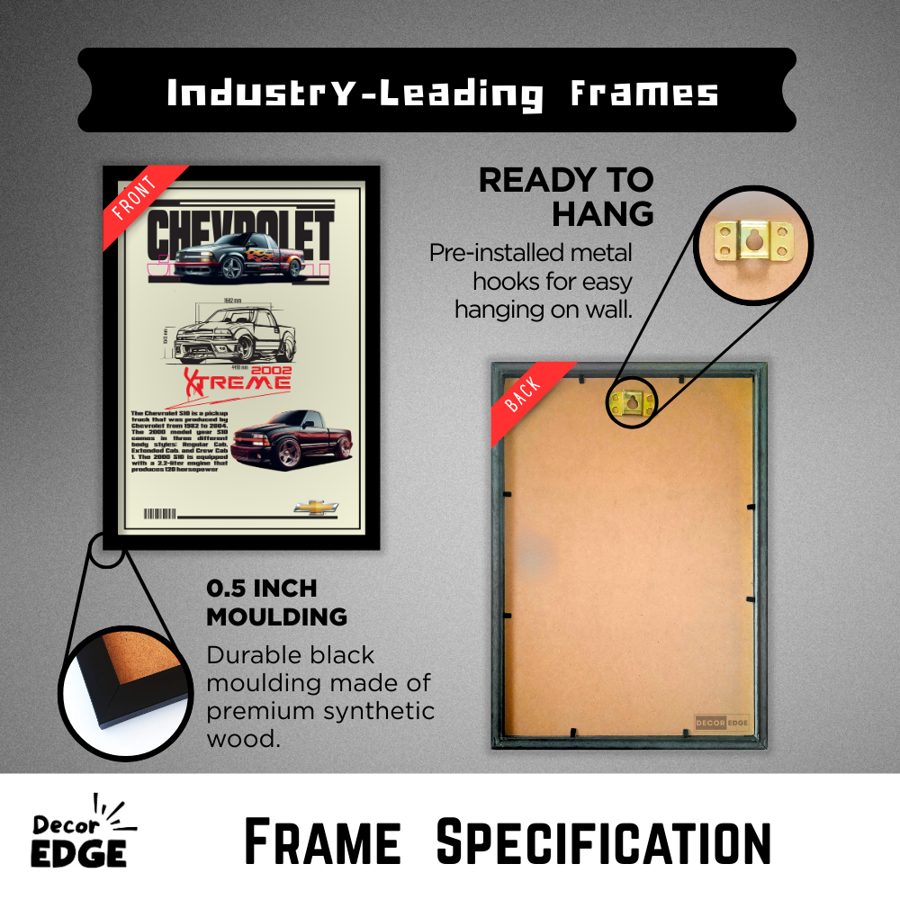 CHEVROLET XTREME 2002 - Framed Car Poster