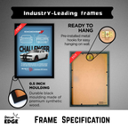 DODGE CHALLENGER SRT HELLCAT - Framed Car Poster