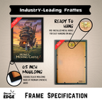 HOWLS MOVING CASTLE- Framed Ghibli Anime Poster