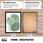 LINE ART LILIES - Framed Abstract Poster