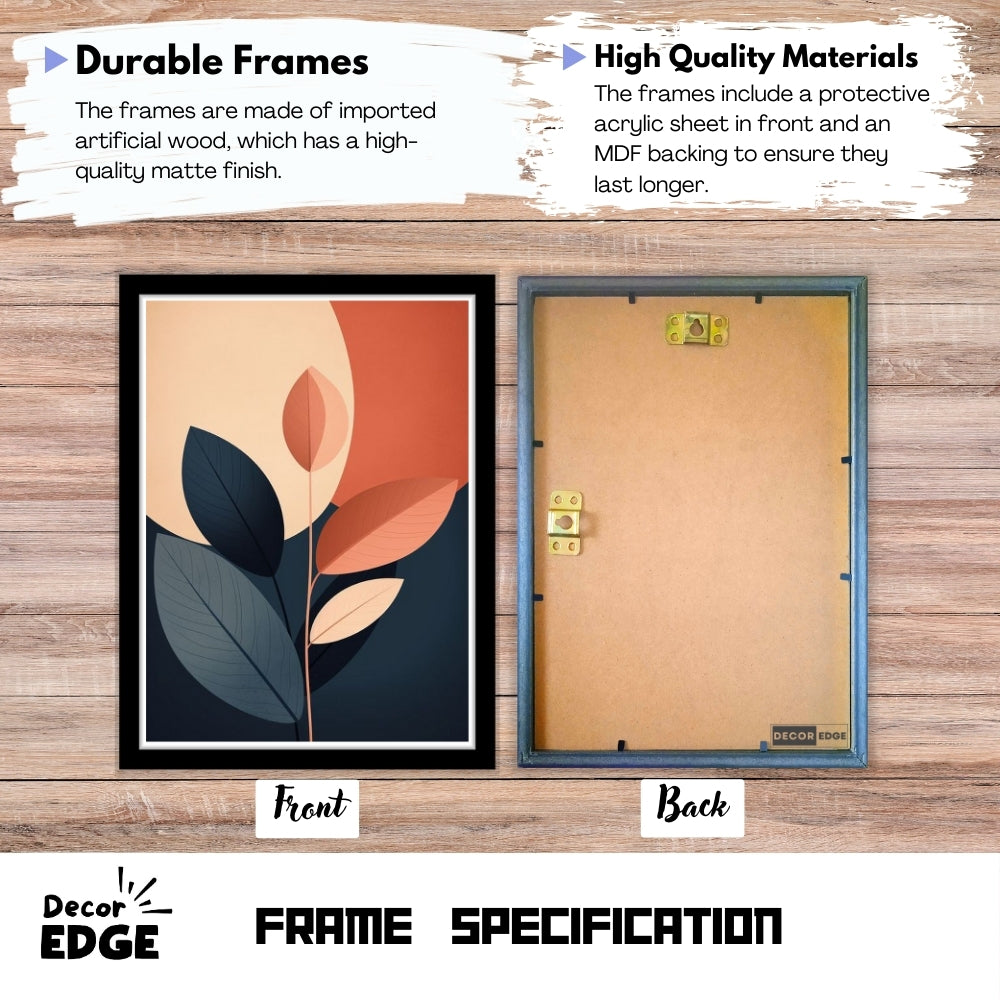 CRIMSON CASCADE - Framed Abstract Poster