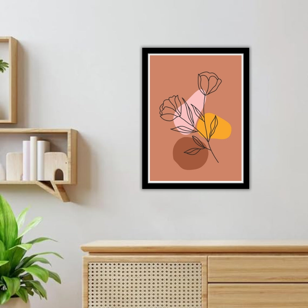 WISPY BLOOM - Framed Abstract Poster