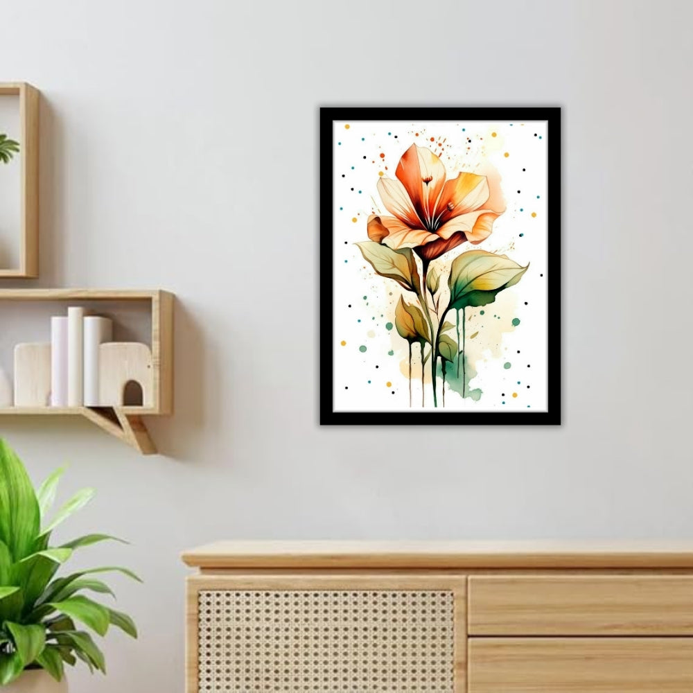 BLUSHING BLOOM - Framed Abstract Poster