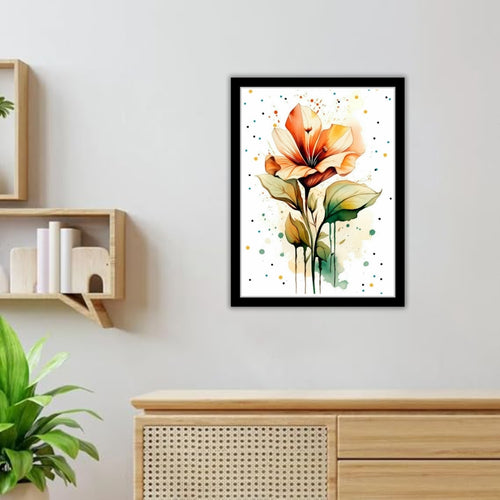 BLUSHING BLOOM - Framed Abstract Poster
