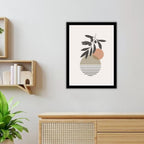 Serene Sprig - Framed Abstract Poster