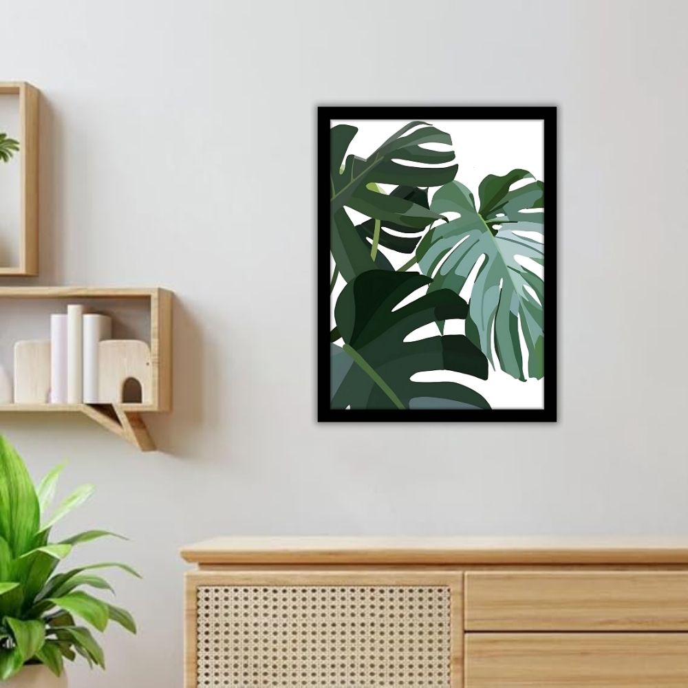 TROPICAL CANOPY - Framed Abstract Poster