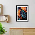 HYDRATED HEART - Framed Abstract Poster