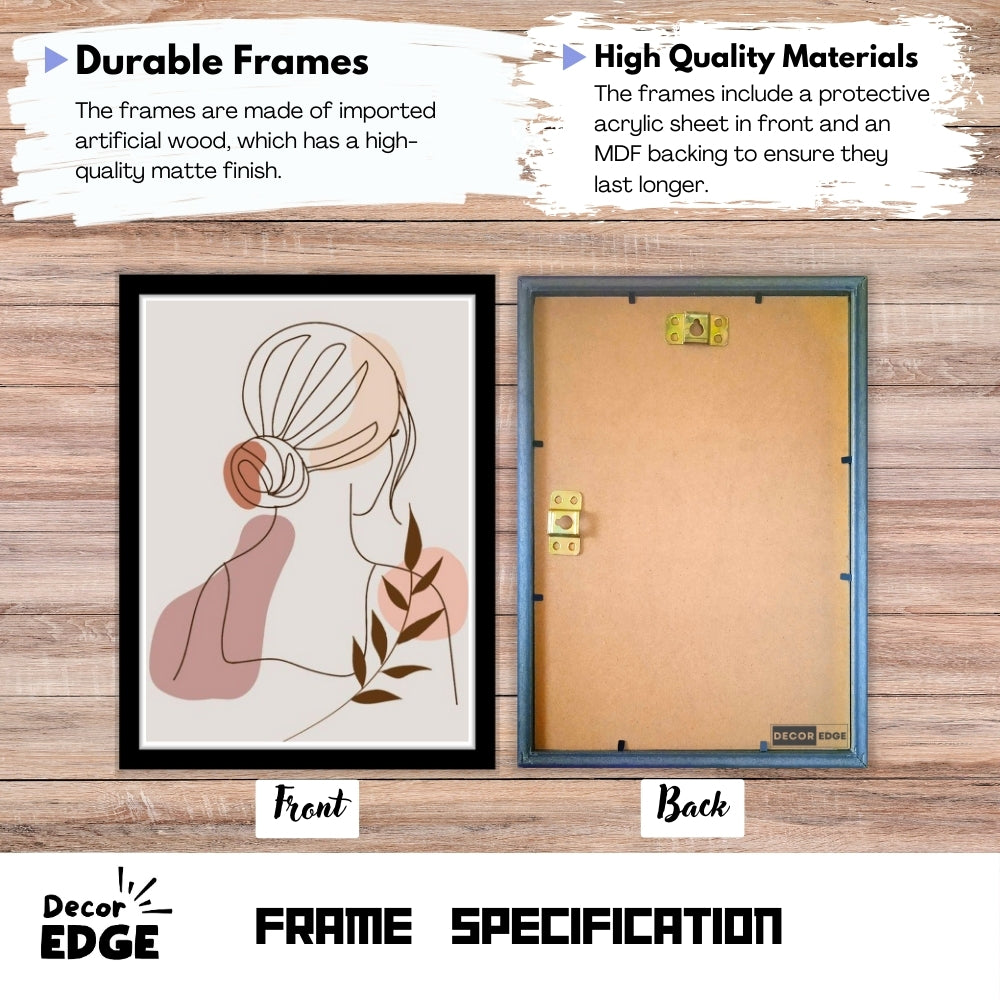 LEAFY LADY - Framed Abstract Poster
