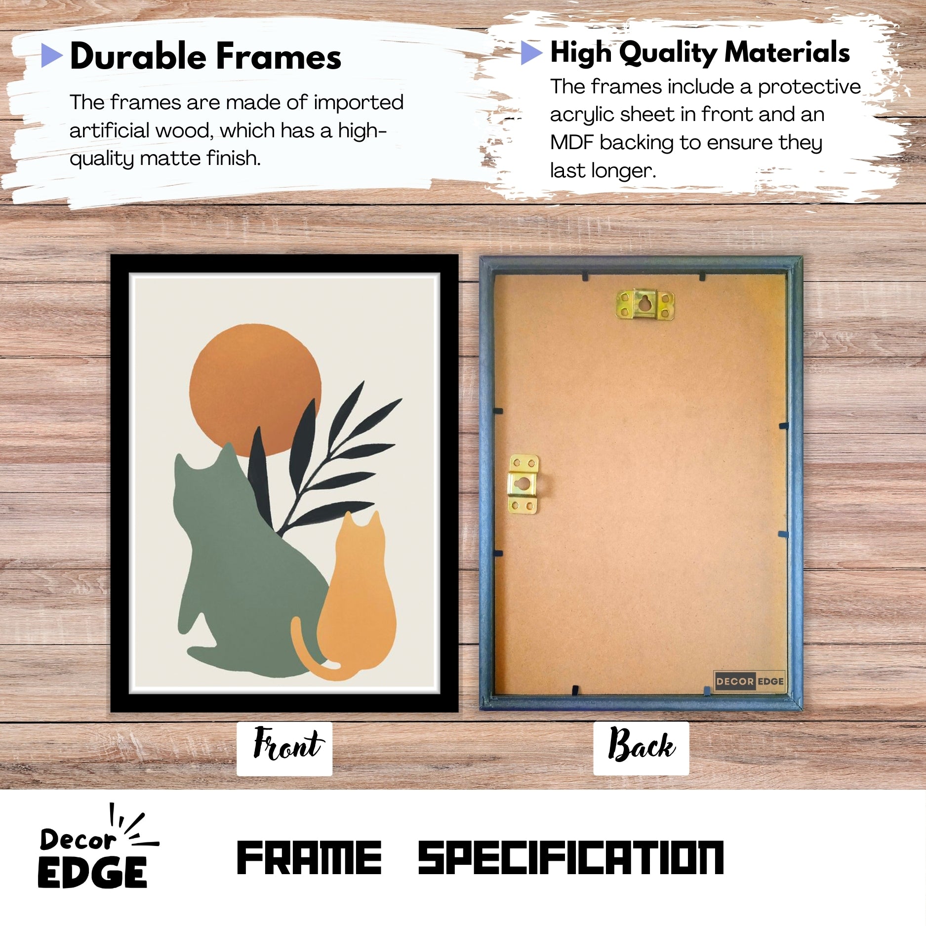 Meowjesty - Framed Abstract Poster