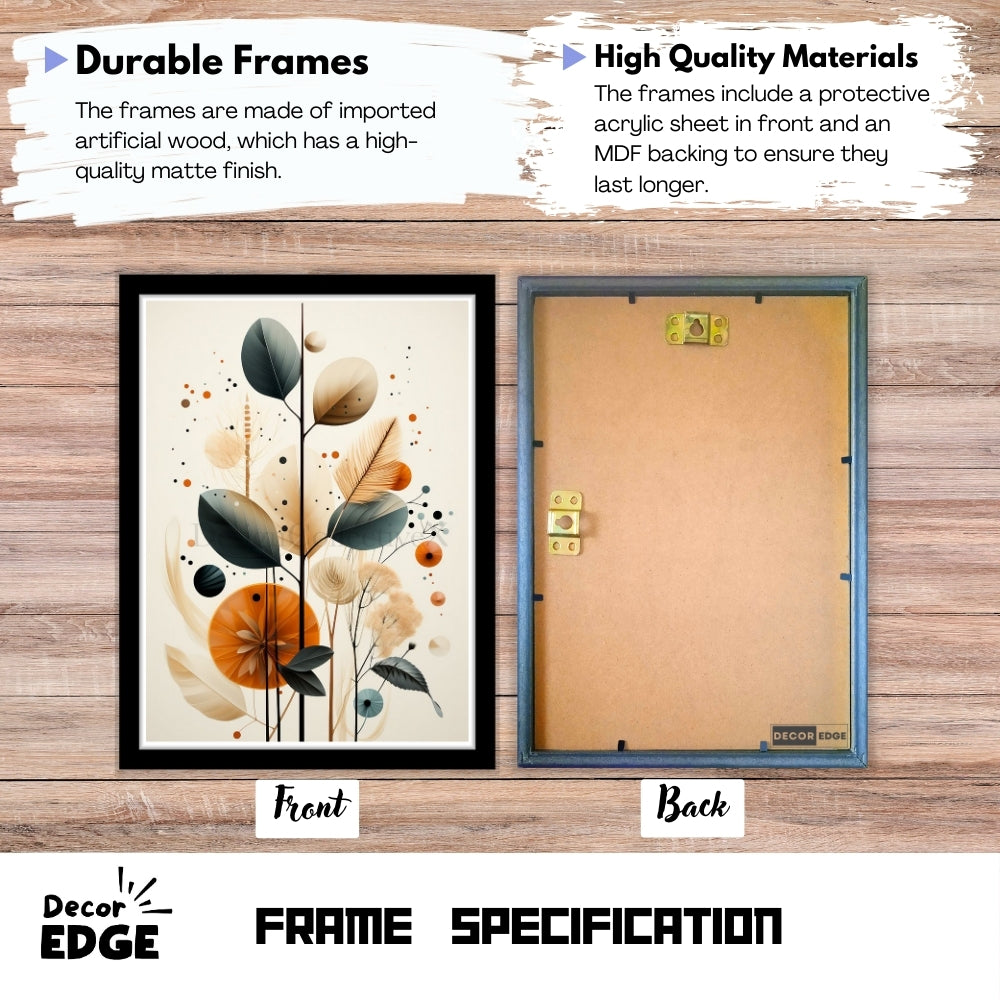 A TOUCH OF COLOUR - Framed Abstract Poster