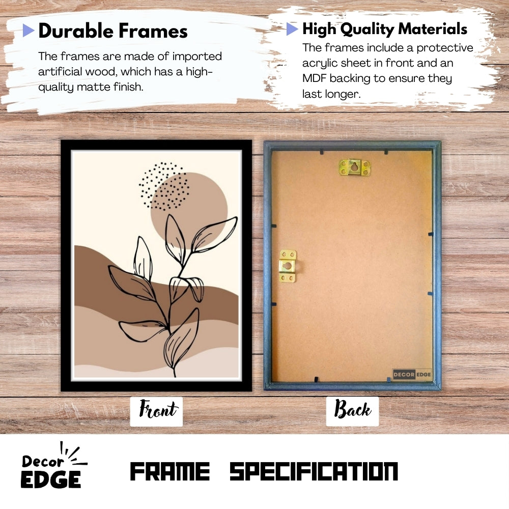 HORIZON LINE - Framed Abstract Poster