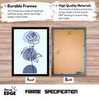 BLUE ROSE - Framed Abstract Poster