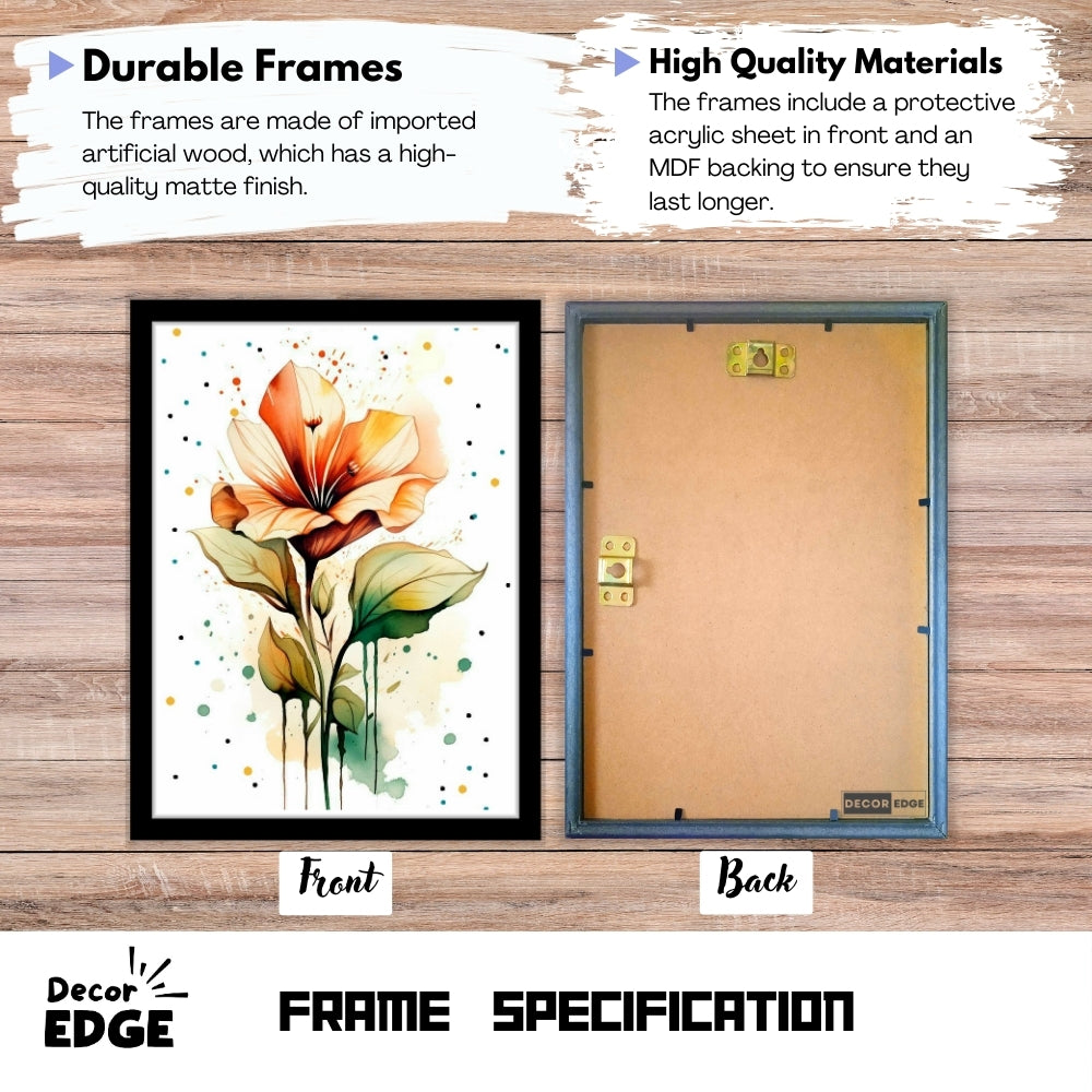 BLUSHING BLOOM - Framed Abstract Poster