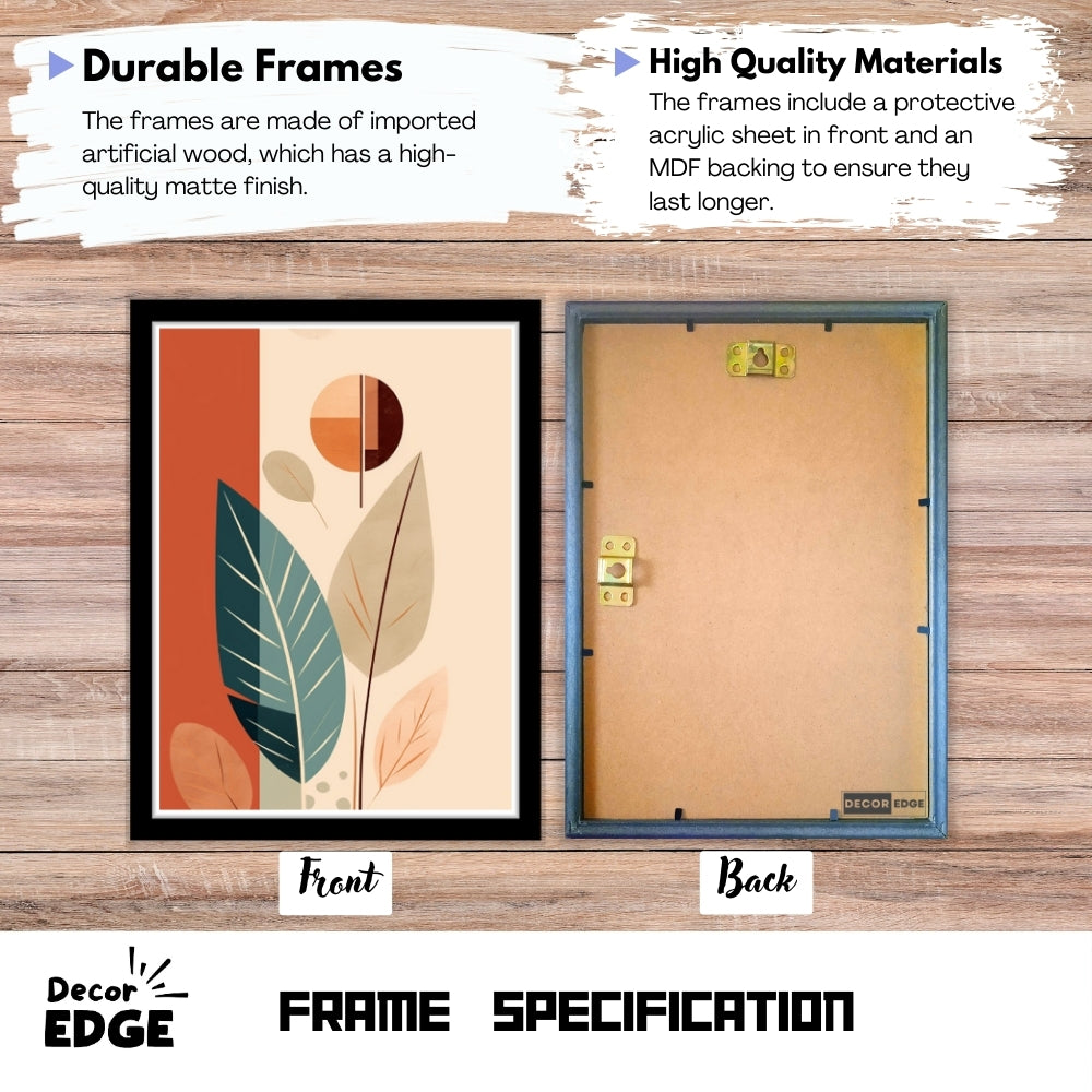ABSTRACT OASIS - Framed Abstract Poster