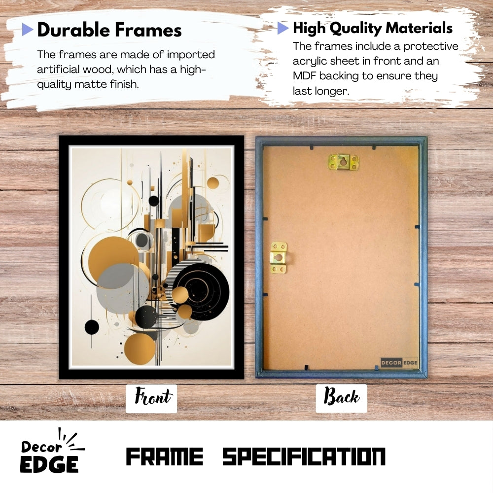 EQUILIBRIUM - Framed Abstract Poster