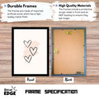 BLOOMING HEARTS - Framed Abstract Poster