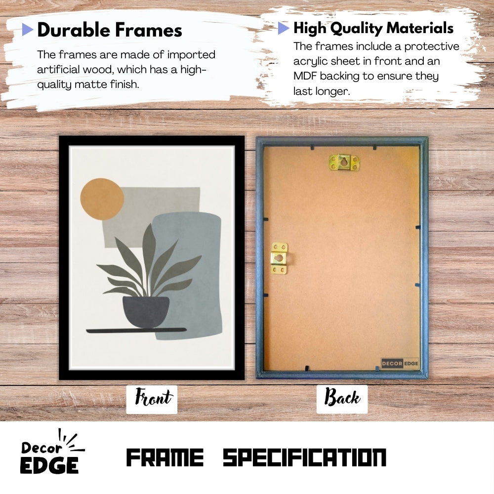 BOHO BLOOM - Framed Abstract Poster