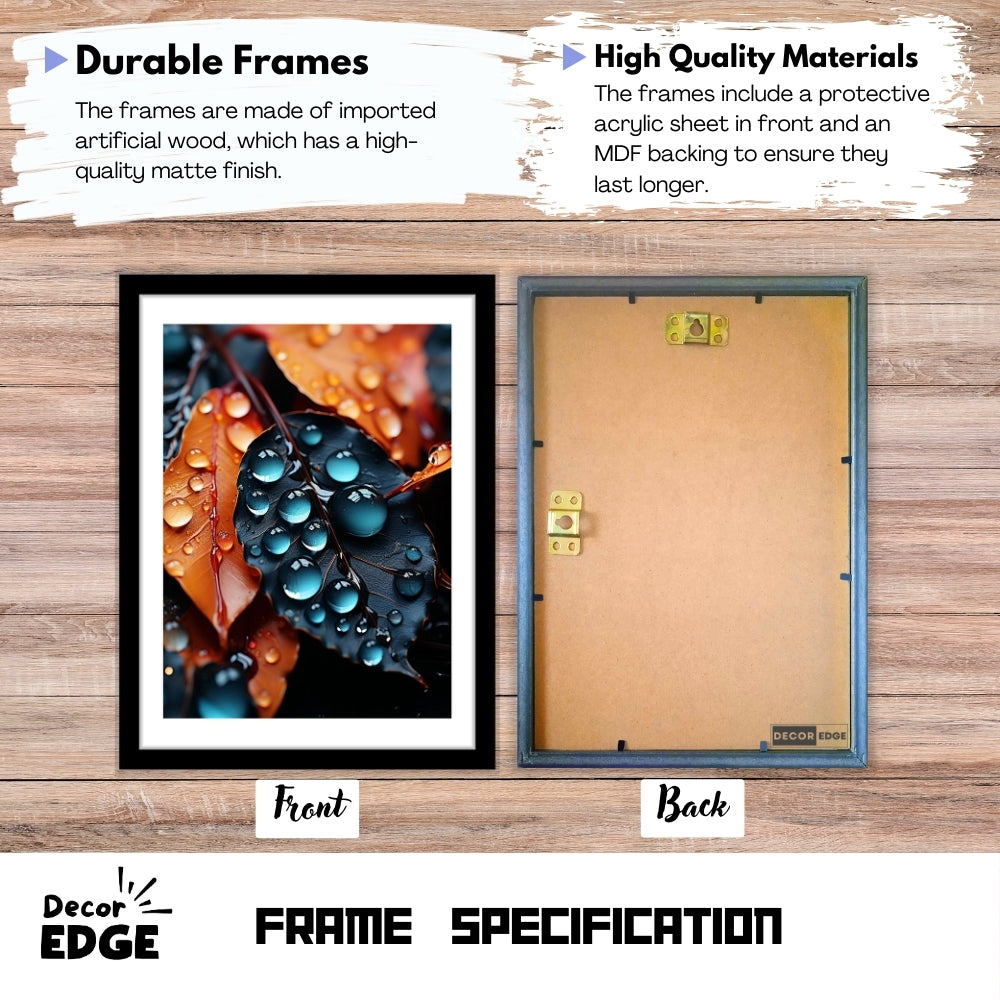 HYDRATED HEART - Framed Abstract Poster