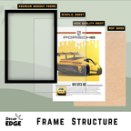 911 GT3 RS - Framed Car Poster