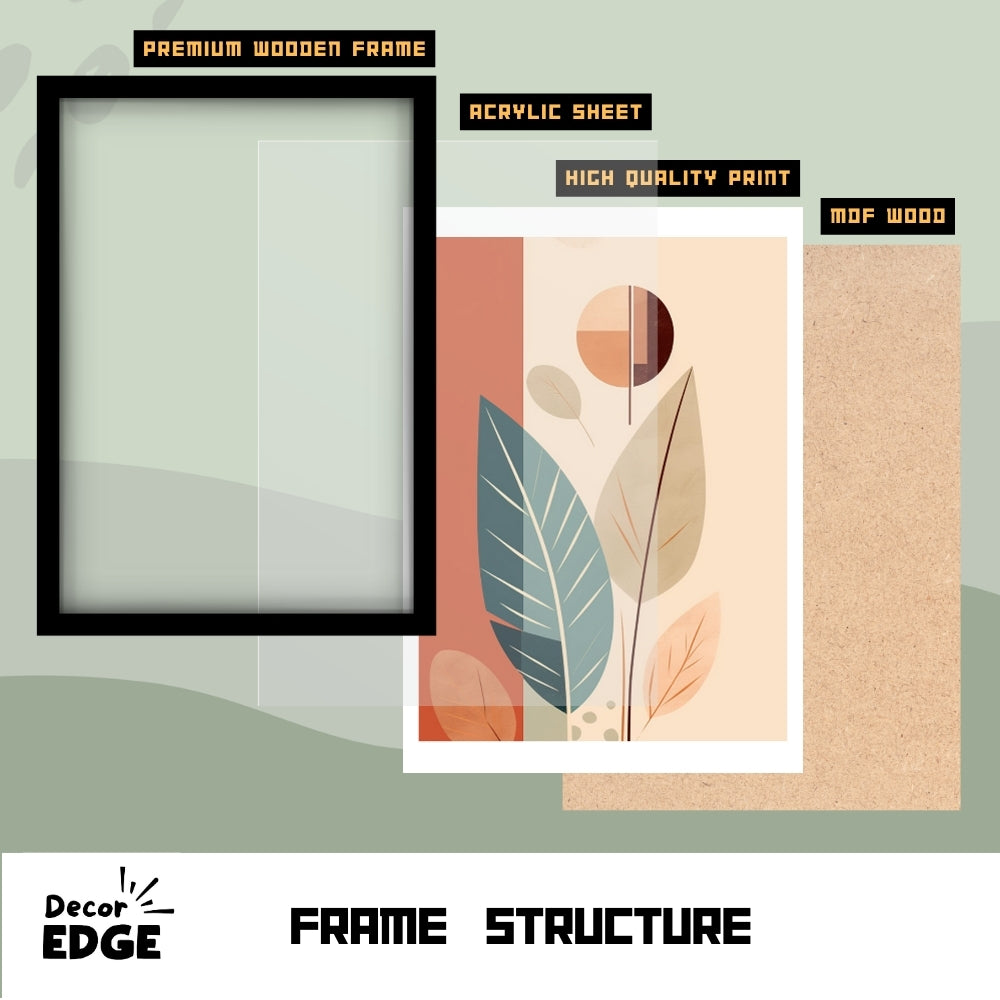 ABSTRACT OASIS - Framed Abstract Poster