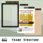 SINGER - Framed Car Poster