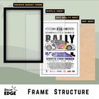PEUGEOT 208 WR - Framed Car Poster