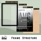 MERCEDES BENZ AMG G63 - Framed Car Poster