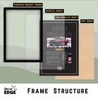 NISSAN NAVARA 2005 V1 - Framed Car Poster