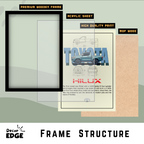 TOYOTA HILUX - Framed Car Poster