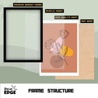 WISPY BLOOM - Framed Abstract Poster