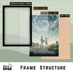 THE WIND RISES- Framed Ghibli Anime Poster