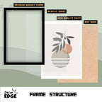 Serene Sprig - Framed Abstract Poster