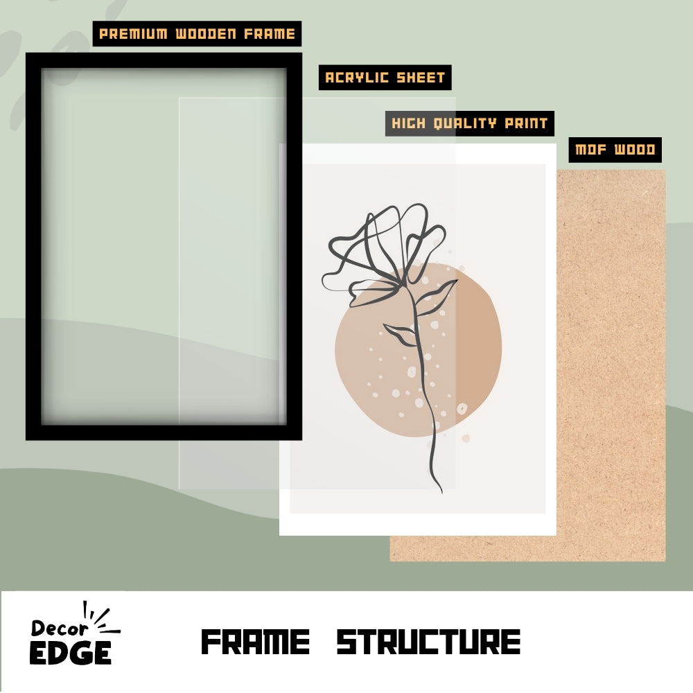 RAY OF RADIANCE - Framed Abstract Poster