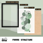 SIMPLE FLORA - Framed Abstract Poster