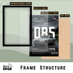 ASTON MARTIN DB5 - Framed Car Poster