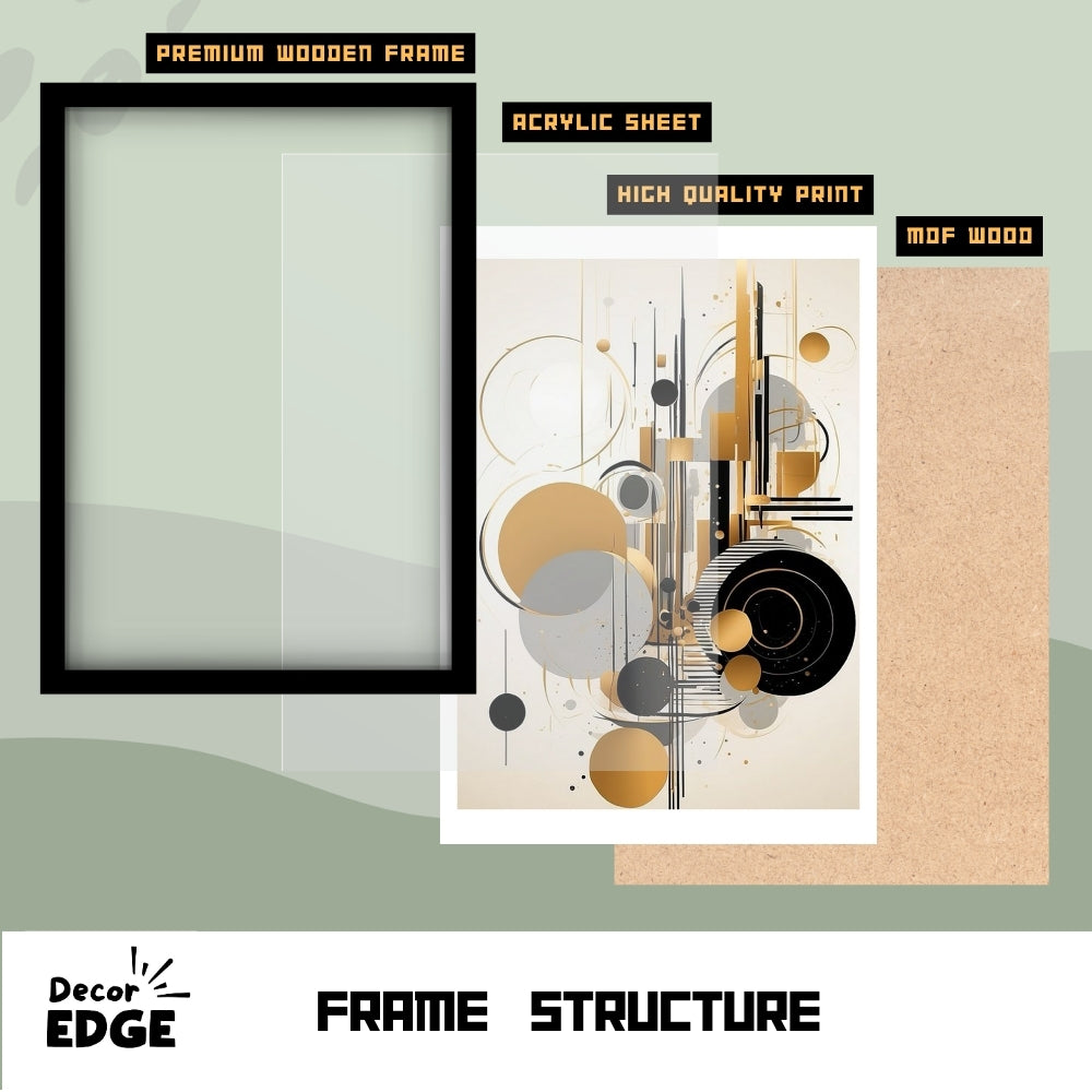 EQUILIBRIUM - Framed Abstract Poster