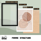 BINARY BOND - Framed Abstract Poster