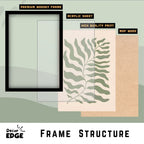 SERENE FERN - Framed Abstract Poster