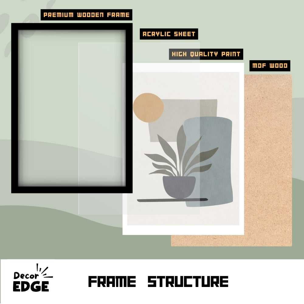 BOHO BLOOM - Framed Abstract Poster
