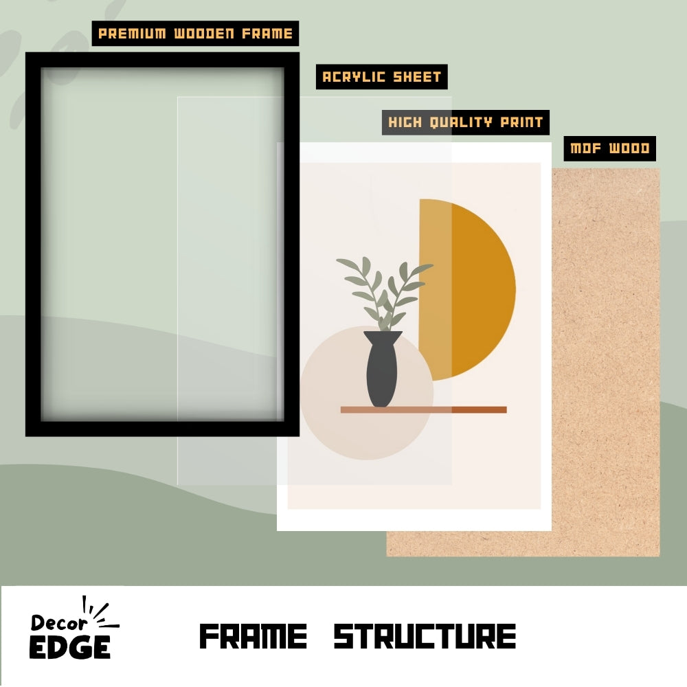 DESERT DREAMSCAPE - Framed Abstract Poster